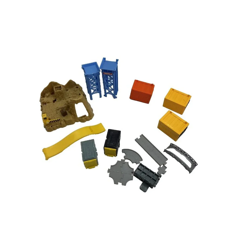 Tonka Construction Playset Parts Lot Dump Truck Accessories Loader